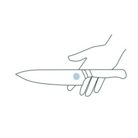 Cómo sujetar correctamente el cuchillo de cocina